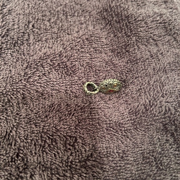 John Hardy vintage sterling and 18k gold rhodolite garnet slide pendant - Picture 5 of 5